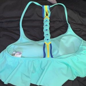 Forever 21 bikini top with macrame